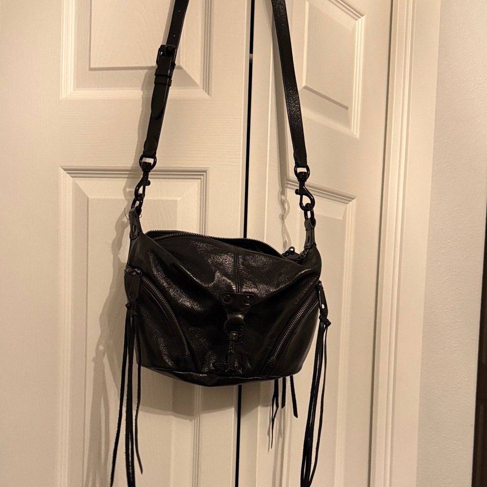 Rebecca Minkoff Black Leather Shoulder Bag